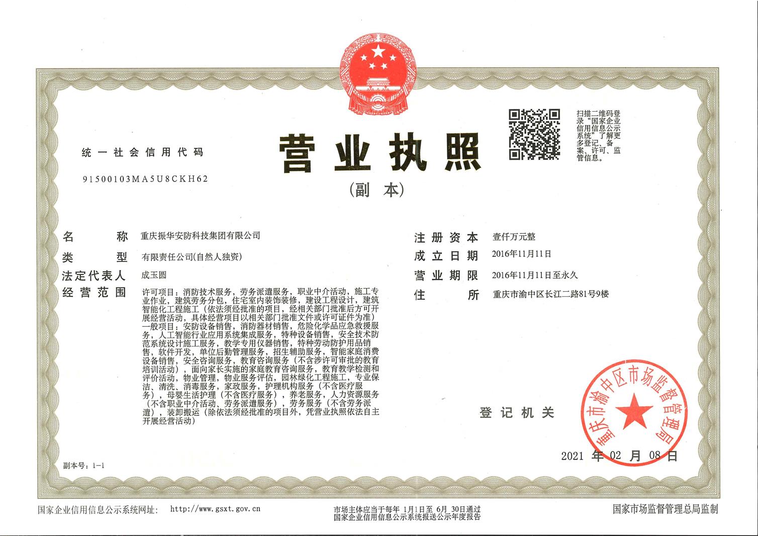 重庆抖阴黄版视频安防科技集团有限公司